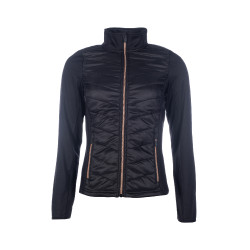 Steppjacke Prag Style HKM Schwarz / Roségold