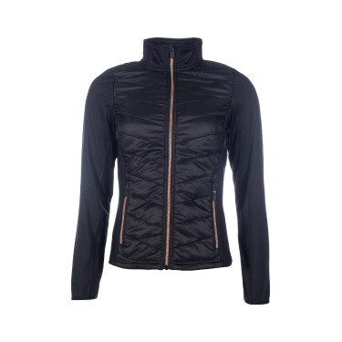 Steppjacke Prag Style HKM Schwarz / Roségold