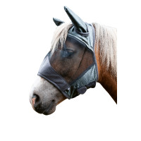 Fliegenschutzmaske High Professional HKM Dunkelgrau