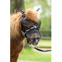 Fliegenschutzmaske Zebra Shetty HKM Fliegenschutzmaske Zebra Shetty HKM