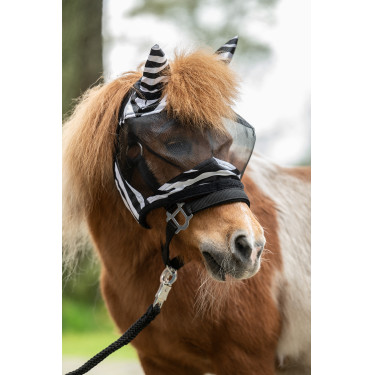 Fliegenschutzmaske Zebra Shetty HKM Fliegenschutzmaske Zebra Shetty HKM