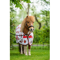 Fliegendecke Ladybug HKM Weiß / Rot Weiß