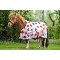 Fliegendecke Ladybug HKM Weiß / Rot Weiß