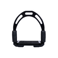 Ultra Safety Aluminium Steigbügel HKM Schwarz