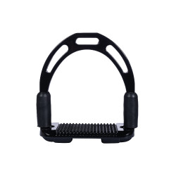 Ultra Safety Aluminium Steigbügel HKM Schwarz