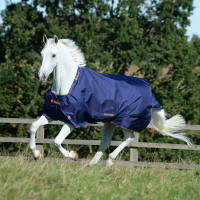 Bucas Therapy Turnout Light 50g Decke Marine / Orange Blau Bucas Therapy Turnout Light 50g Decke Marine / Orange Blau