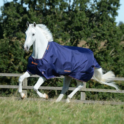 Bucas Therapy Turnout Light 50g Decke Marine / Orange Blau