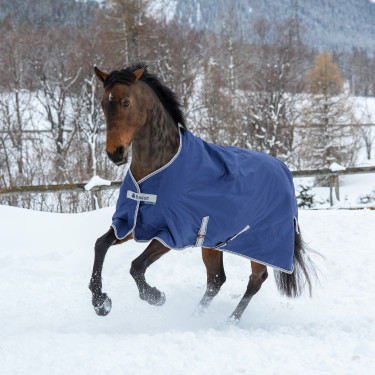 Bucas Freedom Turnout-Decke 150g Marine / Silber Bucas Freedom Turnout-Decke 150g Marine / Silber