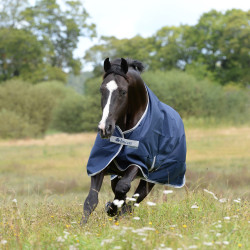 Bucas Freedom Turnout-Decke 150g Marine / Silber Blau