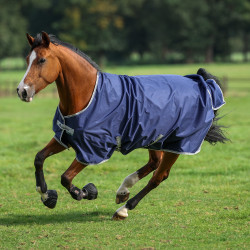 Bucas Freedom Turnout-Decke 150g Marine / Silber Blau