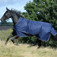 Bucas Irish Turnout High Neck Light 50g Decke Marine / Gold Blau Bucas Irish Turnout High Neck Light 50g Decke Marine / Gold Blau