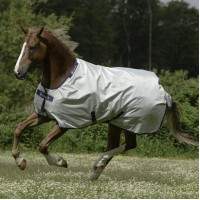 Bucas Power Turnout Medium 150g Decke Silber Bucas Power Turnout Medium 150g Decke Silber