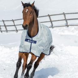 Bucas Power Turnout High Neck Extra 300g Decke Silber Bucas Power Turnout High Neck Extra 300g Decke Silber