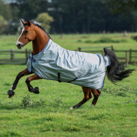 Bucas Power Turnout High Neck Extra 300g Decke Silber Bucas Power Turnout High Neck Extra 300g Decke Silber