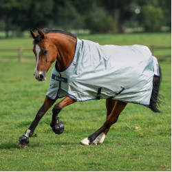 Bucas Power Turnout High Neck Extra 300g Decke Silber Bucas Power Turnout High Neck Extra 300g Decke Silber