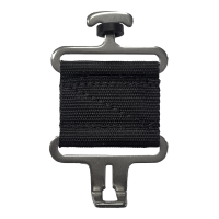 Extension de poitrail Bucas avec crochet en T Noir