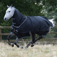 Halsschutz Bucas Trot Combi Neck Schwarz / Weiß Halsschutz Bucas Trot Combi Neck Schwarz / Weiß