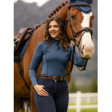 LeMieux-Gürtel mit Wildledereinsätzen Braun