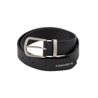Geprägter LeMieux Ledergürtel Schwarz