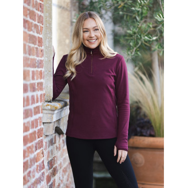 LeMieux Faye Fleece Merlot Rot