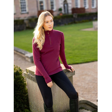 LeMieux Faye Fleece Merlot Rot