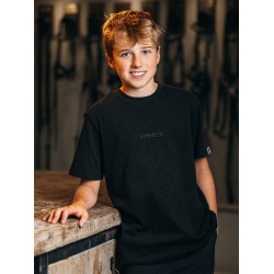 LeMieux Young Rider Jungen-T-Shirt Schwarz