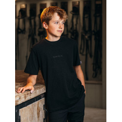 LeMieux Young Rider Jungen-T-Shirt Schwarz