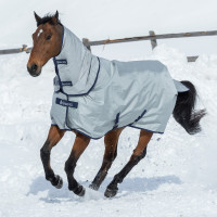 Halsdecke Bucas Power Combi Neck Silber Halsdecke Bucas Power Combi Neck Silber