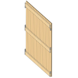 Trennholzbausätze für spezielle Pultdach-Unterstände La Gée Trennholzbausätze für spezielle Pultdach-Unterstände La Gée