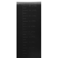 Eimer Hippotonic mit flachen Rändern 20 Liter Schwarz Eimer Hippotonic mit flachen Rändern 20 Liter Schwarz