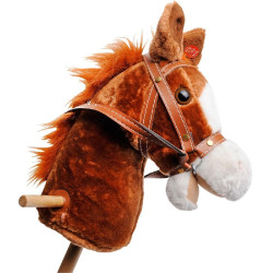 Rollendes Steckenpferd mit Sound Hennie 95 cm Rollendes Steckenpferd mit Sound Hennie 95 cm