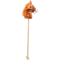 Hobby Horse à roulettes avec son Hennie 95 cm Marron clair