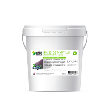Pulverisierte Heidelbeeren ESC Laboratoire Pulverisierte Heidelbeeren ESC Laboratoire