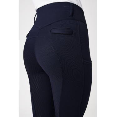 Thermohose Vollbesatz Mira Damen Horze Dunkelmarine Blau