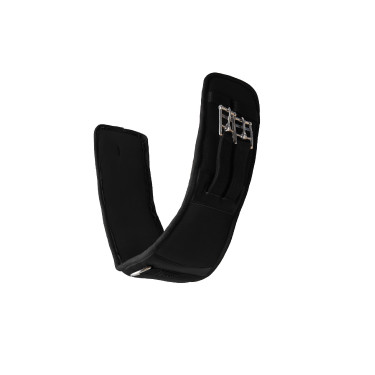 Neopren-Dressurgurt Varna mit Elastik von Horze Schwarz