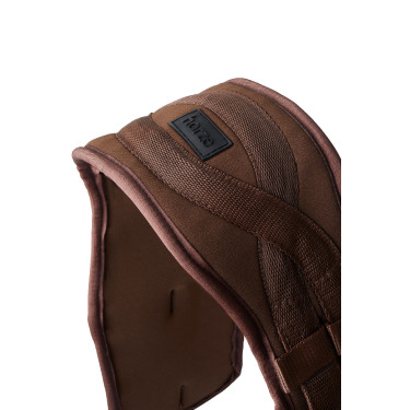 Vorgeformter Neoprendressurgurt Samara mit Elastik von Horze Kastanienbraun Demitasse Vorgeformter Neoprendressurgurt Samara mit Elastik von Horze Kastanienbraun Demitasse