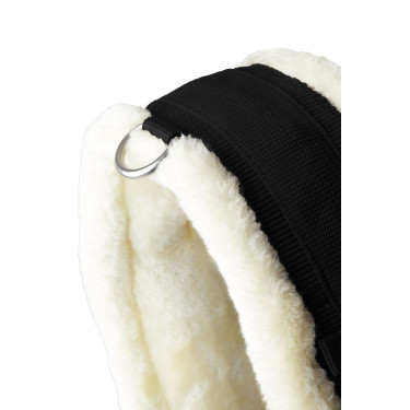 Neoprengurt Kyiv mit nicht abnehmbarem Kunstfell Horze Schwarz