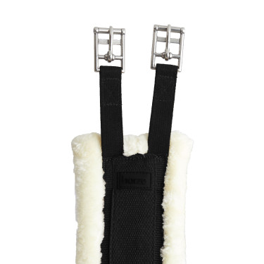 Neoprengurt Kyiv mit nicht abnehmbarem Kunstfell Horze Schwarz