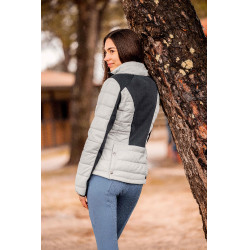 Reitjacke Cameron Damen Horze Grauer Hafennebel Reitjacke Cameron Damen Horze Grauer Hafennebel