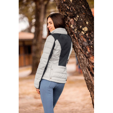 Reitjacke Cameron Damen Horze Grauer Hafennebel Reitjacke Cameron Damen Horze Grauer Hafennebel