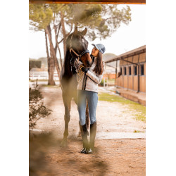 Reitjacke Cameron Damen Horze Grauer Hafennebel Reitjacke Cameron Damen Horze Grauer Hafennebel