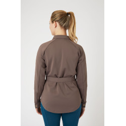 Alyssa Damen-Overshirt Horze Eisengraubraun