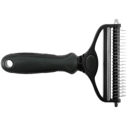**2-in-1 Hippotonic Fellpflegebürste und Striegel** **2-in-1 Hippotonic Fellpflegebürste und Striegel**