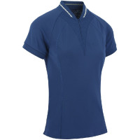 Polo Equithème Elodie Manches courtes Bleu Monaco