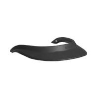 Visière cuir pour casque Naca Noir