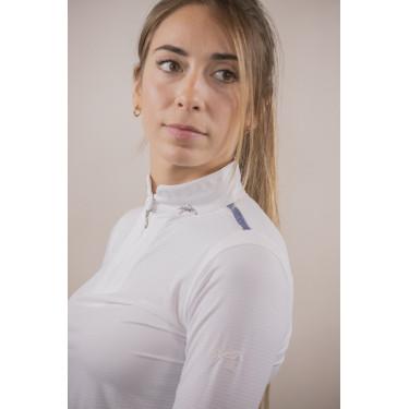 Wettkampf-Poloshirt Pénélope Séville Mesh langärmelig Wettkampf-Poloshirt Pénélope Séville Mesh langärmelig