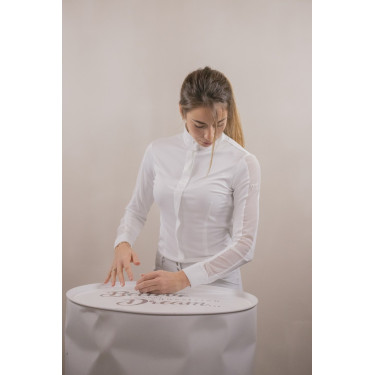 Wettkampf-Poloshirt Pénélope Las Honey langärmelig Wettkampf-Poloshirt Pénélope Las Honey langärmelig