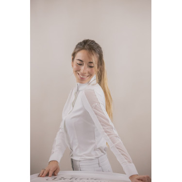 Wettkampf-Poloshirt Pénélope Las Honey langärmelig Wettkampf-Poloshirt Pénélope Las Honey langärmelig