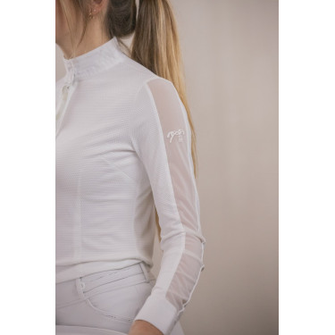 Wettkampf-Poloshirt Pénélope Las Honey langärmelig Wettkampf-Poloshirt Pénélope Las Honey langärmelig