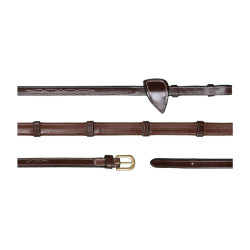 Gummizügel 1/2 mit 7 Stoppern Dy'on D Kollektion Braun